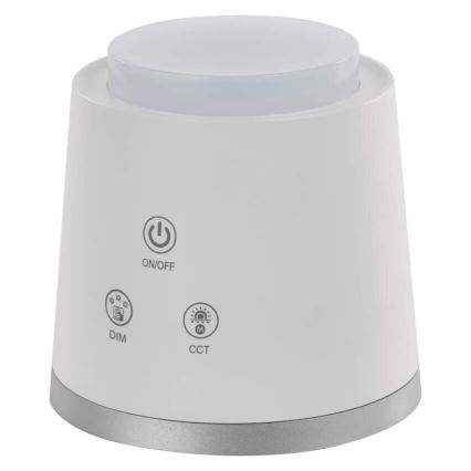 LED Zatemnitvena polnilna namizna svetilka 4v1 LED/6W/3,7V 3000K/4000K/6500K 1500mAh bela
