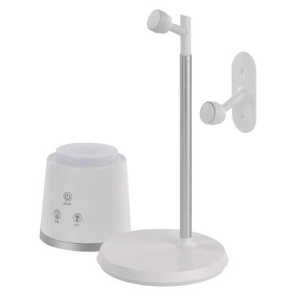 LED Zatemnitvena polnilna namizna svetilka 4v1 LED/6W/3,7V 3000K/4000K/6500K 1500mAh bela