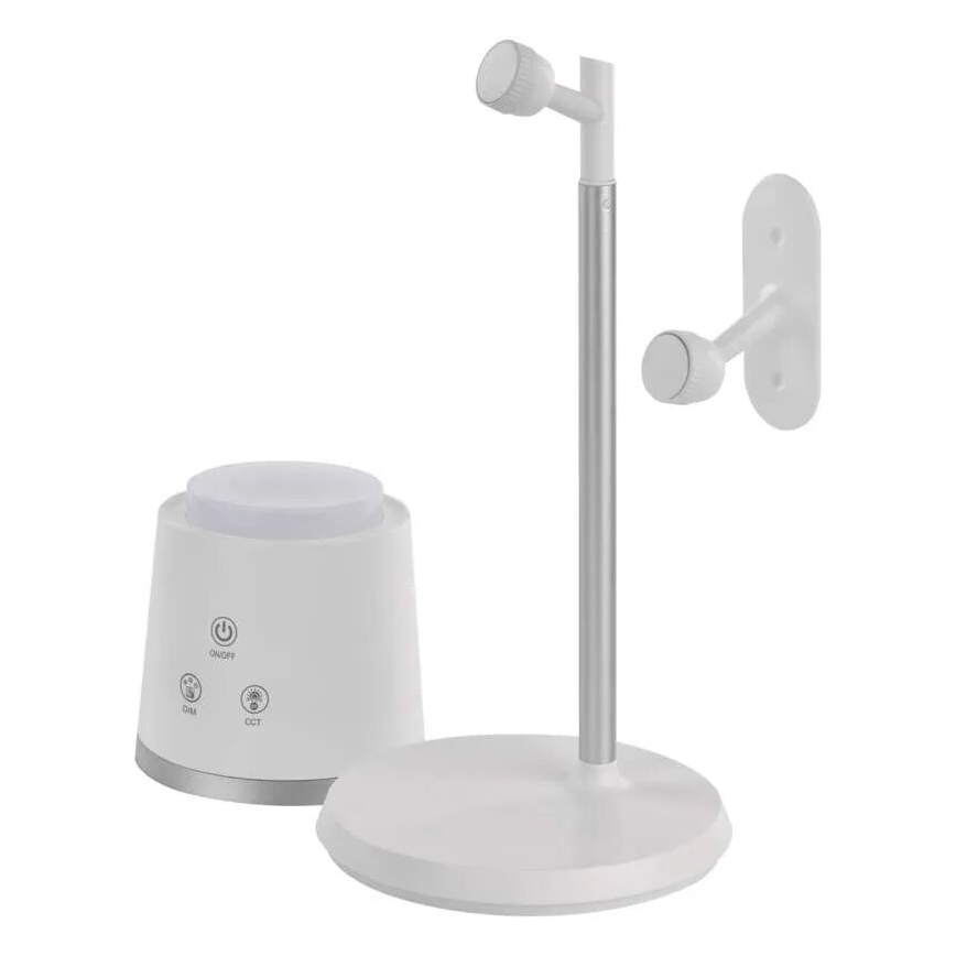 LED Zatemnitvena polnilna namizna svetilka 4v1 LED/6W/3,7V 3000K/4000K/6500K 1500mAh bela