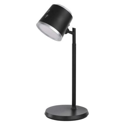 LED Zatemnitvena polnilna namizna svetilka 4v1 LED/6W/3,7V 3000K/4000K/6500K 1500mAh črna