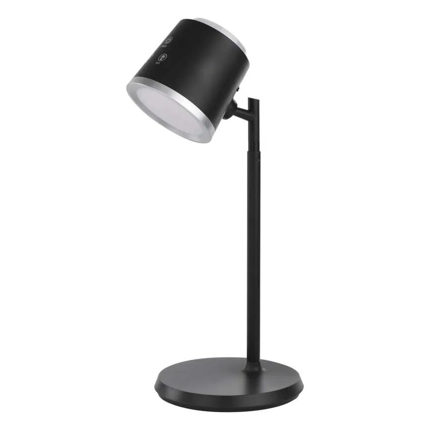 LED Zatemnitvena polnilna namizna svetilka 4v1 LED/6W/3,7V 3000K/4000K/6500K 1500mAh črna