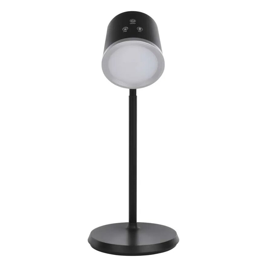 LED Zatemnitvena polnilna namizna svetilka 4v1 LED/6W/3,7V 3000K/4000K/6500K 1500mAh črna
