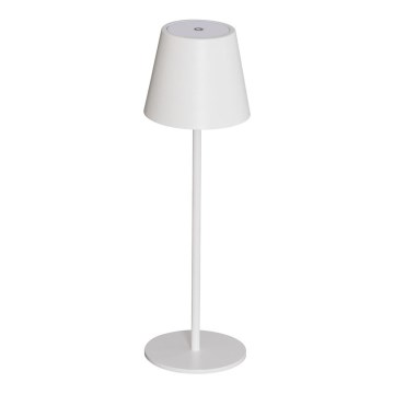 LED Zatemnitvena polnilna namizna svetilka INITA LED/1,2W/1800 mAh IP54 bela