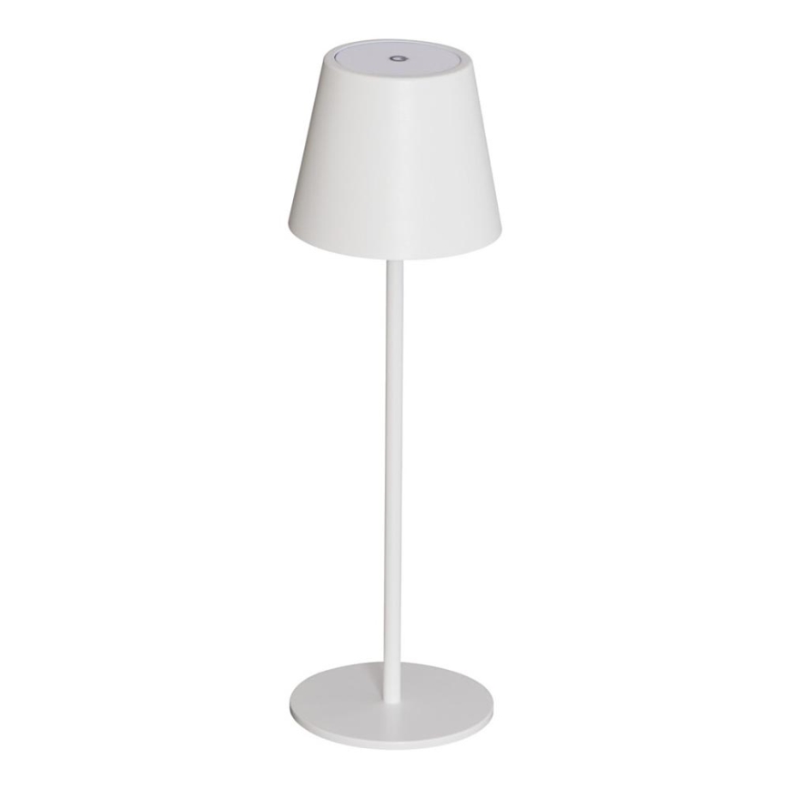 LED Zatemnitvena polnilna namizna svetilka INITA LED/1,2W/1800 mAh IP54 bela