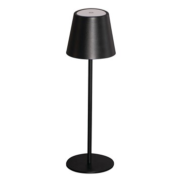 LED Zatemnitvena polnilna namizna svetilka INITA LED/1,2W/1800 mAh IP54 črna