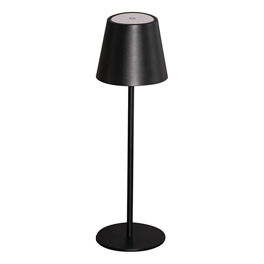 LED Zatemnitvena polnilna namizna svetilka INITA LED/1,2W/1800 mAh IP54 črna
