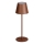 LED Zatemnitvena polnilna namizna svetilka INITA LED/1,2W/1800 mAh IP54 rjava
