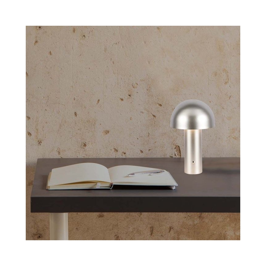 LED Zatemnitven rechargeable na dotik namizna svetilka LED/1W/5V 3000-6000K 1800 mAh zlata