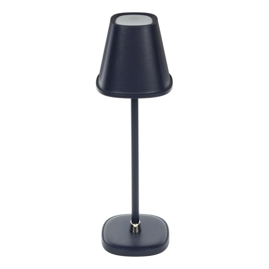LED Zatemnitvena polnilna namizna svetilka LED/3W/1800 mAh temno modra