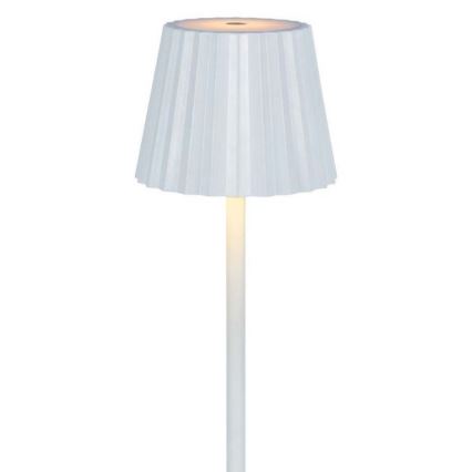 LED Zatemnitvena polnilna namizna svetilka na dotik LED/4W/5V 3000-6000K 1800 mAh bela