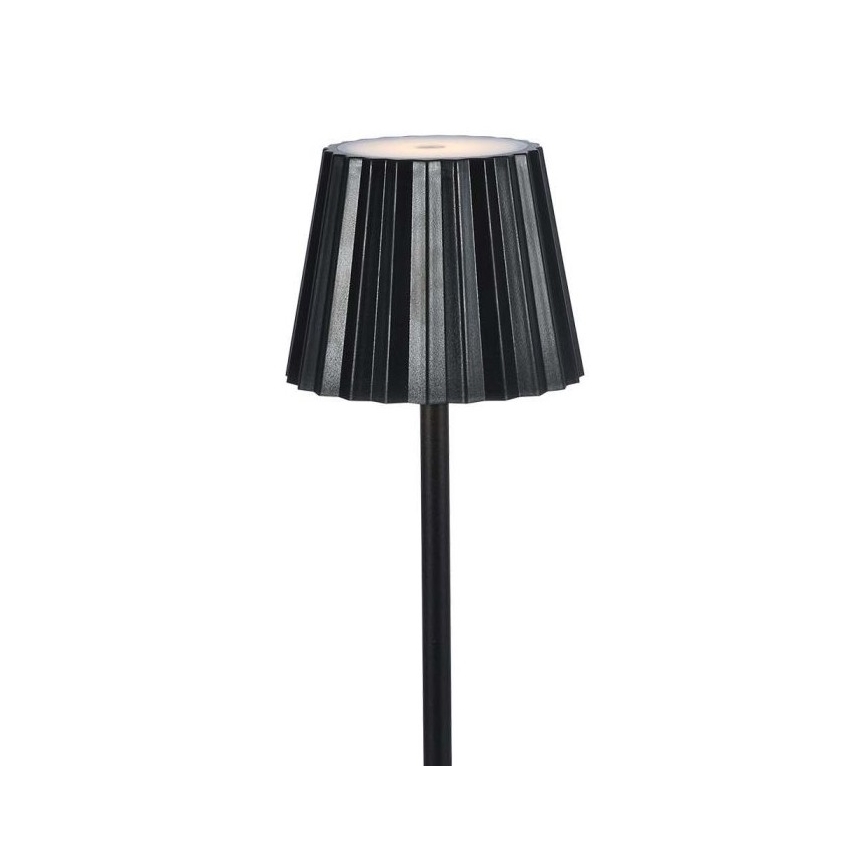 LED Zatemnitvena polnilna namizna svetilka na dotik LED/4W/5V 3000-6000K 1800 mAh črna