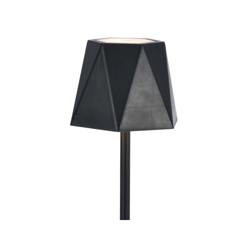 LED Zatemnitvena polnilna namizna svetilka na dotik LED/4W/5V 3000-6000K 1800 mAh črna