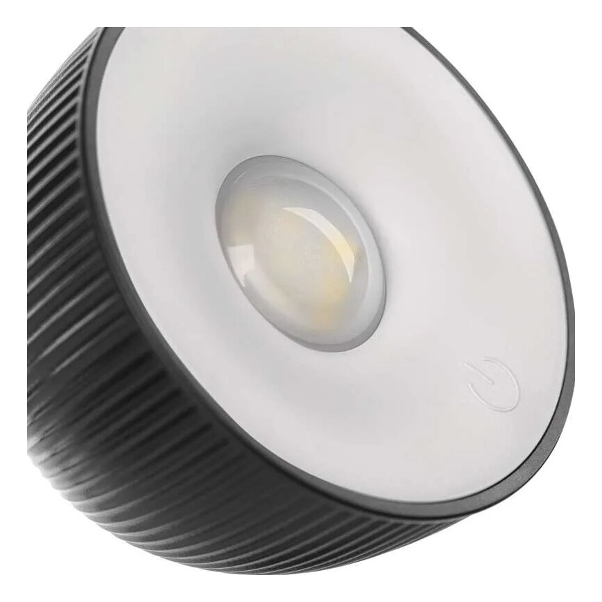 LED Zatemnitvena polnilna namizna svetilka magnetna 4v1 LED/4,2W/3,7V 4000K 1200mAh črna