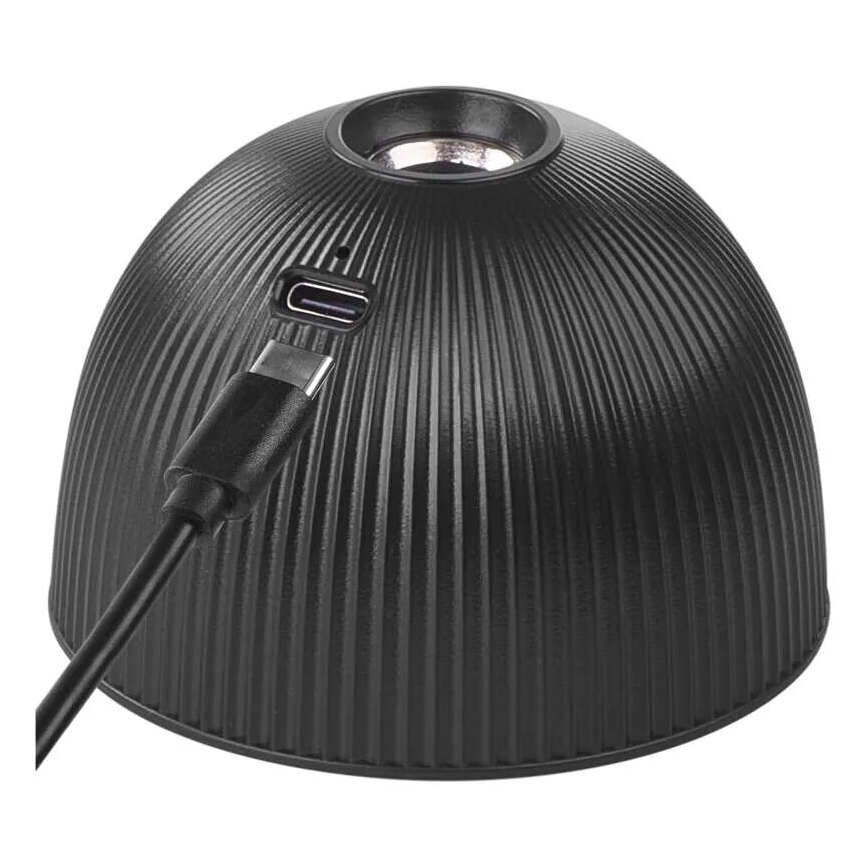 LED Zatemnitvena polnilna namizna svetilka magnetna 4v1 LED/4,2W/3,7V 4000K 1200mAh črna