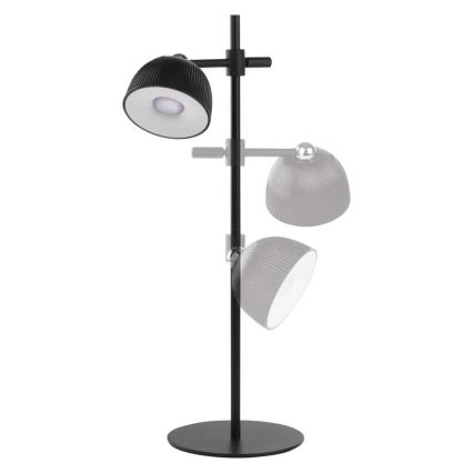 LED Zatemnitvena polnilna namizna svetilka magnetna 4v1 LED/4,2W/3,7V 4000K 1200mAh črna