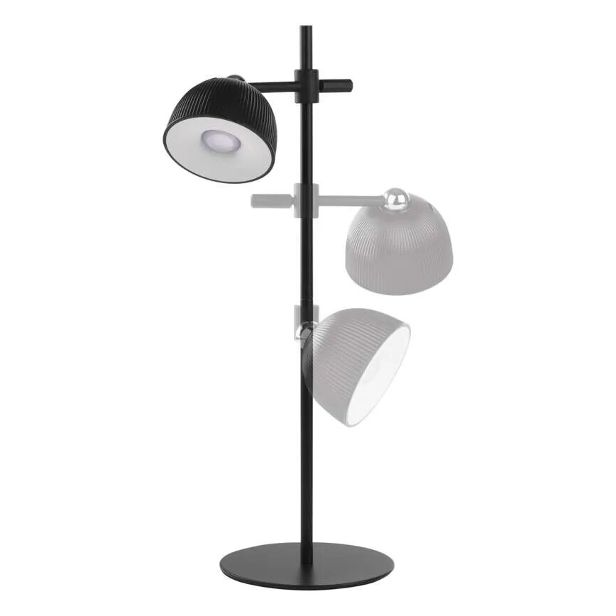 LED Zatemnitvena polnilna namizna svetilka magnetna 4v1 LED/4,2W/3,7V 4000K 1200mAh črna