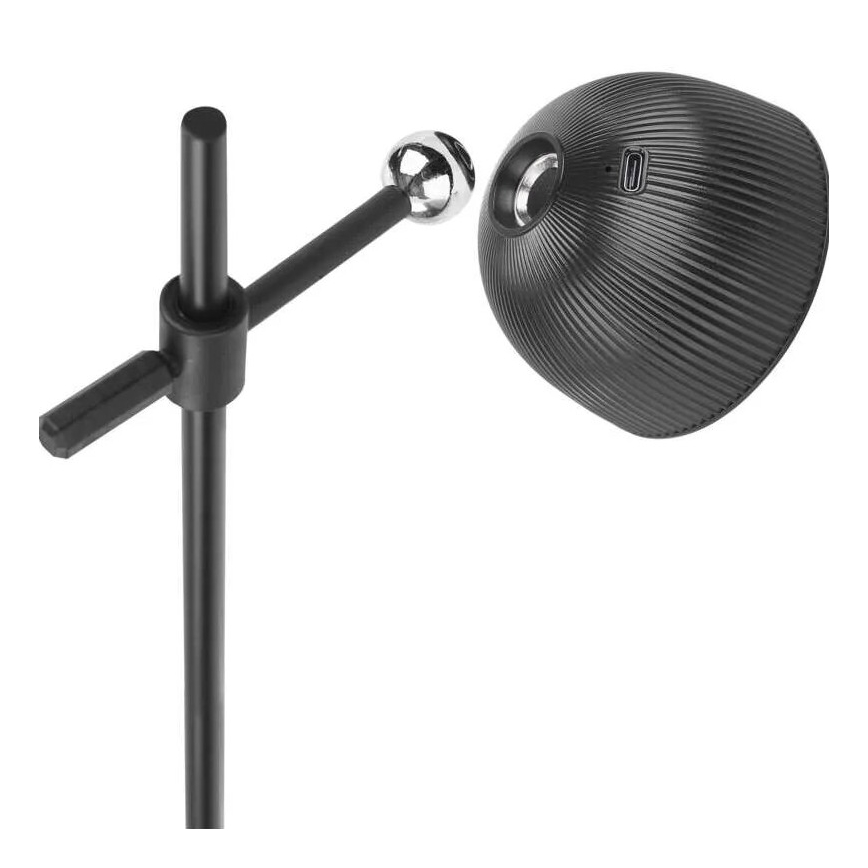 LED Zatemnitvena polnilna namizna svetilka magnetna 4v1 LED/4,2W/3,7V 4000K 1200mAh črna