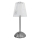 LED Zatemnitvena polnilna namizna svetilka na dotik ELBA LED/1,6W/800 mAh mat krom/prozorna