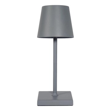 LED Zatemnitvena polnilna namizna svetilka na dotik LED/3,5W/5V 5200mAh siva