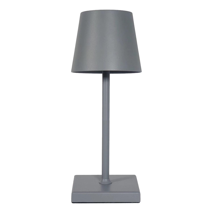 LED Zatemnitvena polnilna namizna svetilka na dotik LED/3,5W/5V 5200mAh siva