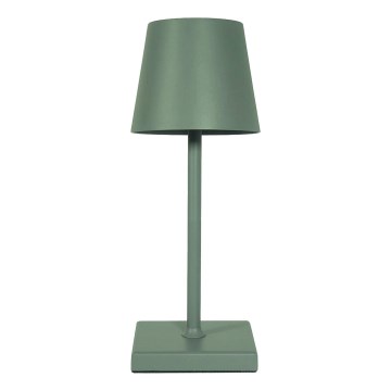 LED Zatemnitvena polnilna namizna svetilka na dotik LED/3,5W/5V 5200mAh zelena