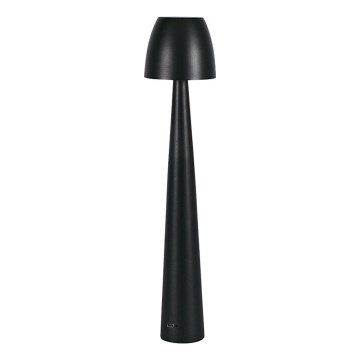 LED Zatemnitvena polnilna namizna svetilka na dotik LED/3W/5V 3000-6000K 1800 mAh črna