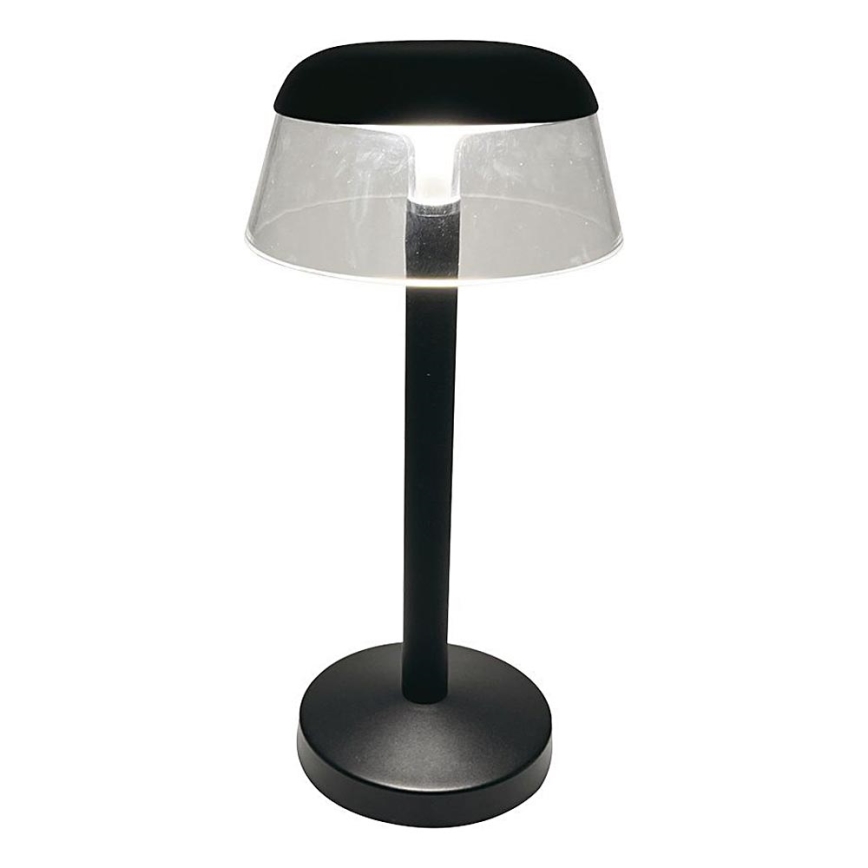 LED Zatemnitvena polnilna namizna svetilka na dotik LED/3W/5V 3000-6000K 1800 mAh črna