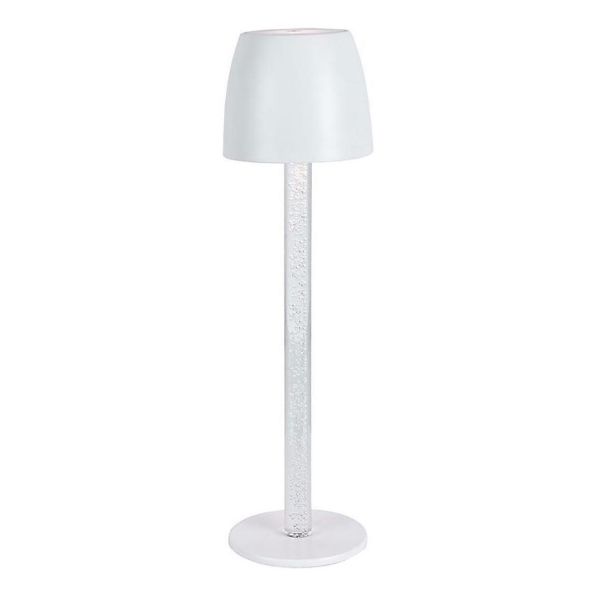 LED Zatemnitvena polnilna namizna svetilka na dotik LED/3W/5V 3000K 1800 mAh bela