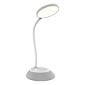 LED Zatemnitvena polnilna namizna svetilka VISUA LED/5W/5V 3000-5000K 1200 mAh siva