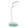 LED Zatemnitvena polnilna namizna svetilka VISUA LED/5W/5V 3000-5000K 1200 mAh turkizna