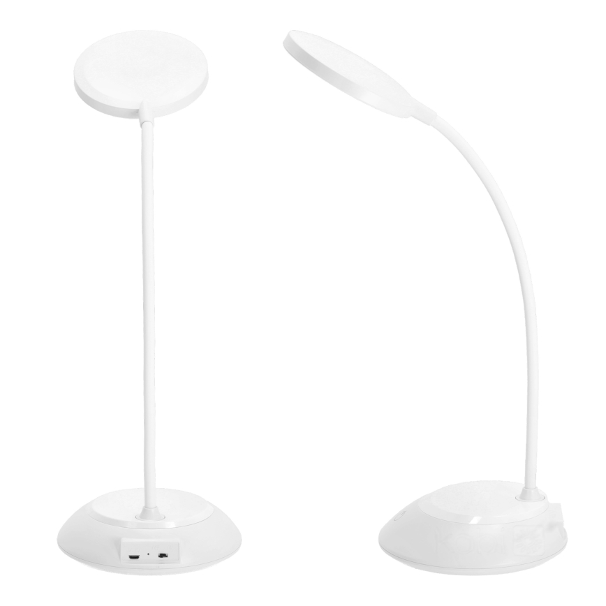 LED Zatemnitvena polnilna namizna svetilka VISUA LED/5W/5V 3000-5000K 1200 mAh bela