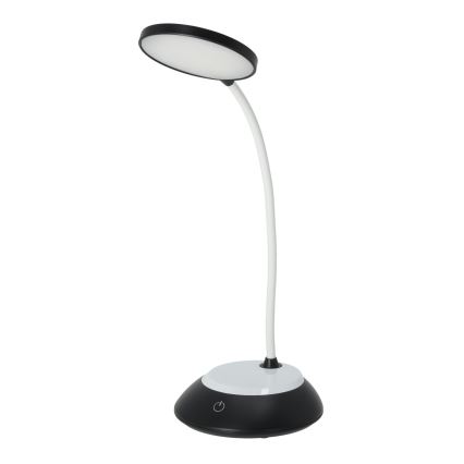 LED Zatemnitvena polnilna namizna svetilka VISUA LED/5W/5V 3000-5000K 1200 mAh črna