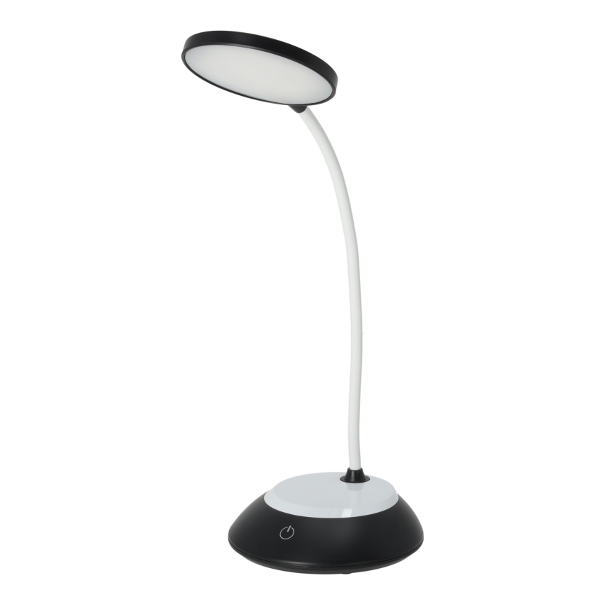 LED Zatemnitvena polnilna namizna svetilka VISUA LED/5W/5V 3000-5000K 1200 mAh črna