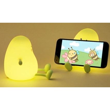 LED Zatemnitvena polnilna otroška nočna luč LED/1W/5V 3000K 800 mAh mango