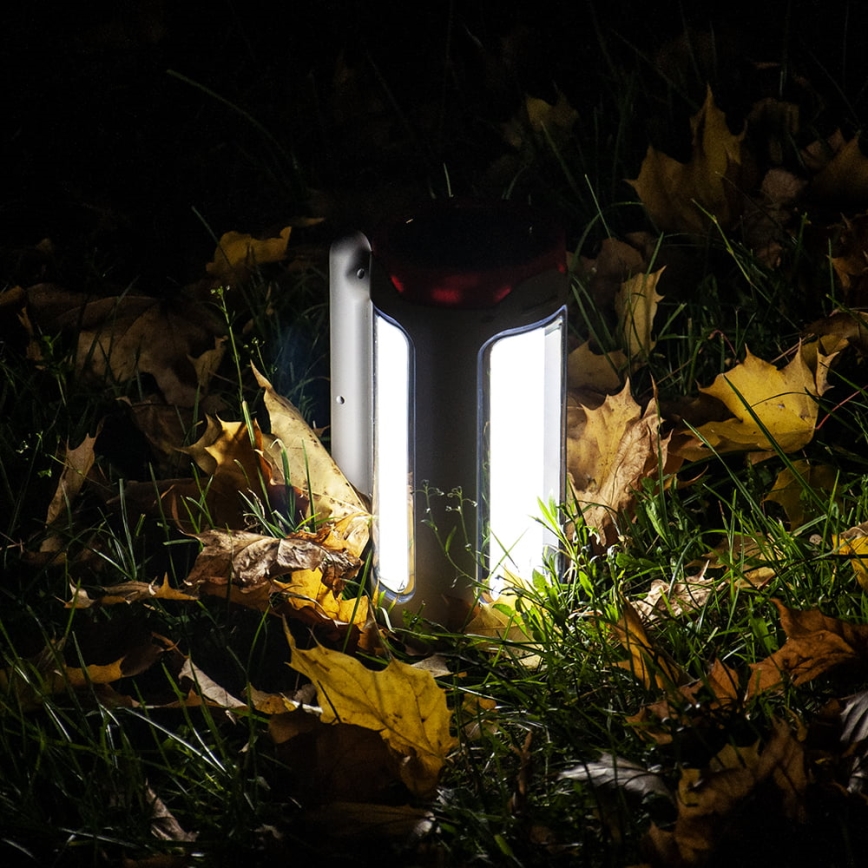 LED Zatemnitvena polnilna svetilka 2v1 s funkcijo power bank LED/5W/230V 3500 mAh
