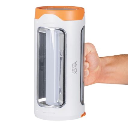 LED Zatemnitvena polnilna svetilka 2v1 s funkcijo power bank LED/5W/230V 3500 mAh