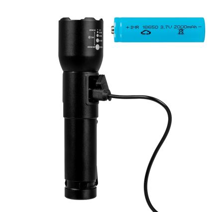 LED Zatemnitvena polnilna svetilka LED/20W/5V IPX4 800 sijajni 2000 mAh