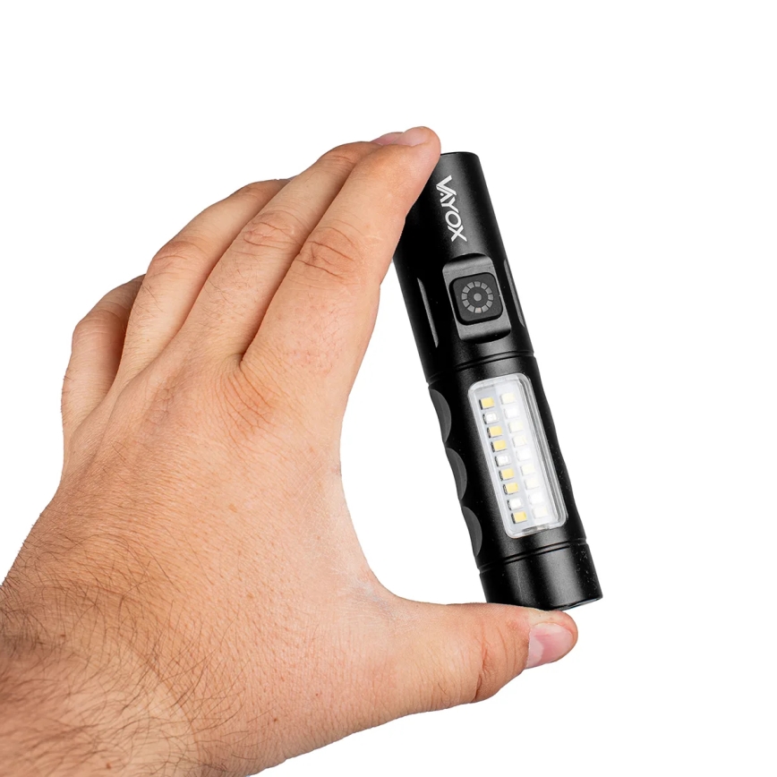 LED Zatemnitvena polnilna svetilka s rdeča luč LED/5W/5V IPX4 250 sijajni 2000 mAh