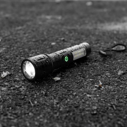 LED Zatemnitvena polnilna svetilka s rdeča luč LED/5W/5V IPX4 260 sijajni 2000 mAh