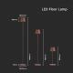 LED Zatemnitvena polnilna talna svetilka 3v1 LED/4W/5V 4400 mAh 4000K IP54 rjava