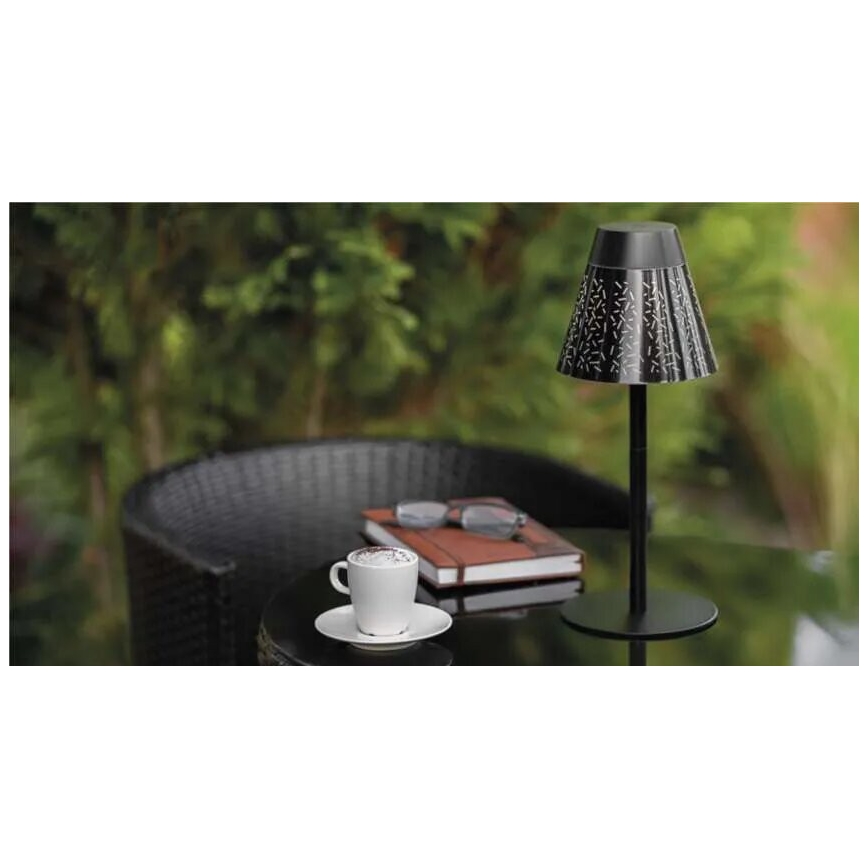 LED Zatemnitvena polnilna zunanja namizna svetilka LED/4,2W/5V 2200mAh IP44