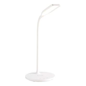 LED zatemnitvena prilagodljiva namizna svetilka na dotik s 15W brezžičnim polnjenjem Qi LED/5,5W/230V 2700-6500K bela
