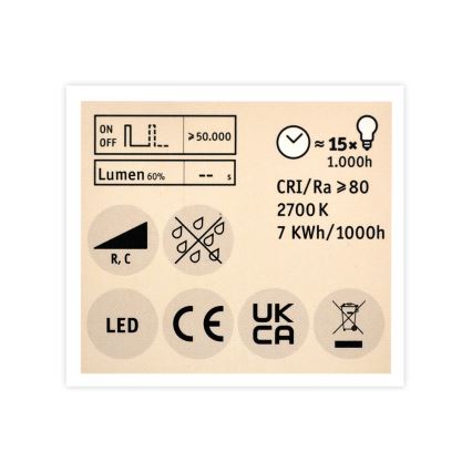 LED Zatemnitvena reflektorska žarnica GU5,3/6,5W/12V 2700K - Paulmann 28759