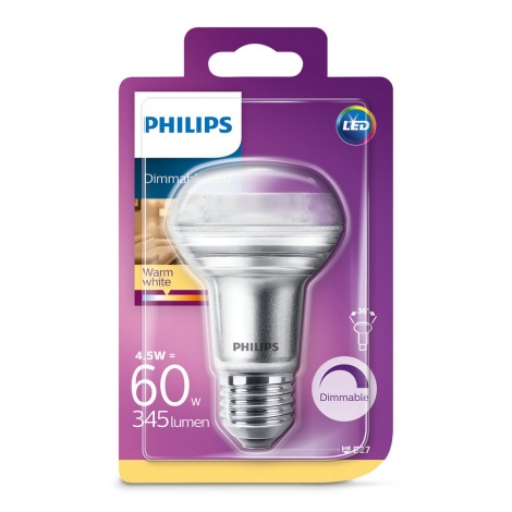 LED Zatemnitvena reflektorska žarnica Philips E27/4,5W/230V 2700K