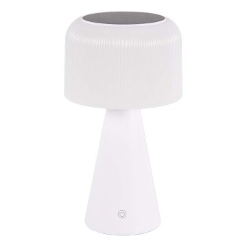 LED Zatemnitvena solarna na dotik namizna svetilka LIMA LED/3,7V 1800 mAh 3000/4000/5000K IP44 bela