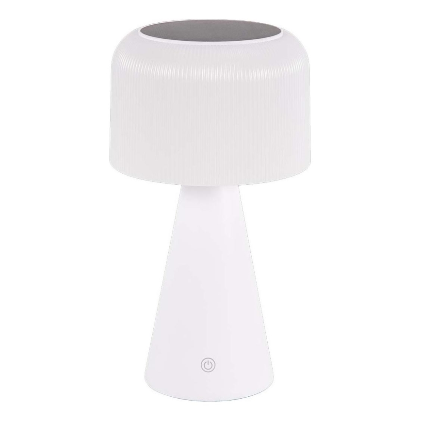 LED Zatemnitvena solarna na dotik namizna svetilka LIMA LED/3,7V 1800 mAh 3000/4000/5000K IP44 bela