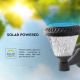 LED Zatemnitvena solarna stenska svetilka LED/0,8W/5,5V 3000/4000/6400K IP44 + Daljinski upravljalnik