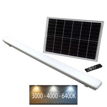 LED Zatemnitvena solarna sveetilka s senzorjem LED/25W/230V 3000K/4000K/6400K IP65 + Daljinski upravljalnik