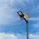 LED Zatemnitvena solarna ulična svetilka HYBRID LED/50W/230V 4000K IP65 + Daljinski upravljalnik