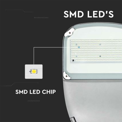 LED Zatemnitvena solarna ulična svetilka SAMSUNG CHIP LED/50W/6,4V 6000K IP65 30000 mAh + Daljinski upravljalnik